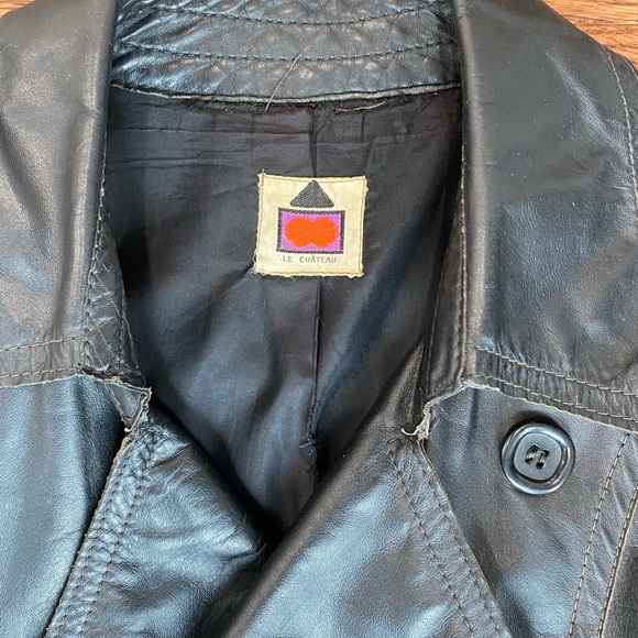 Vintage Le Chateau men’s leather jacket - Picture 3 of 4